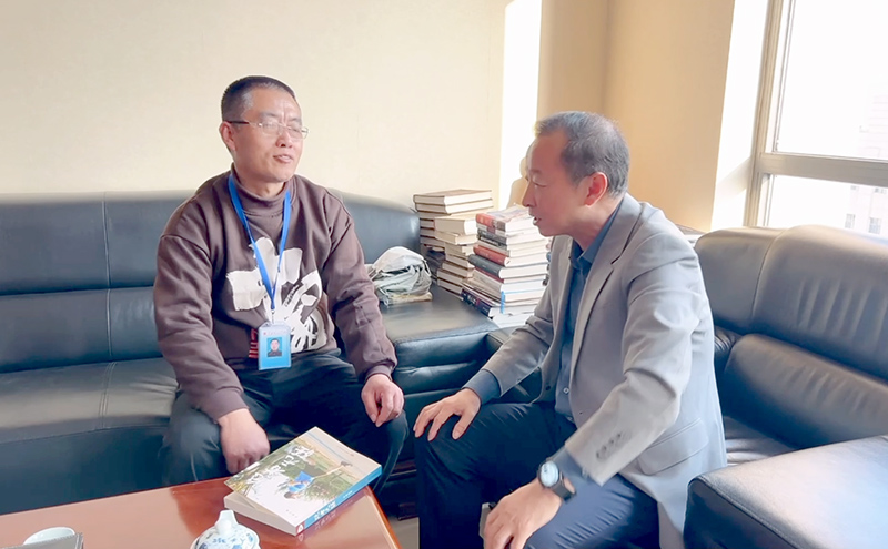 【快訊】熱烈歡迎人民藝術家網執行總編馬金星先生來經道國醫總部采訪考察